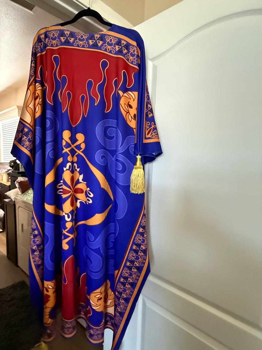 Aladdin Magic Carpet Costume Popover Tunic Adult Unisex Large NWT